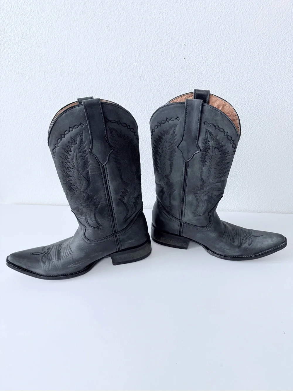 Vintage Chaparral Leather Boots US Men’s 9-Lemonwood Pegged Sole | León, Mexico